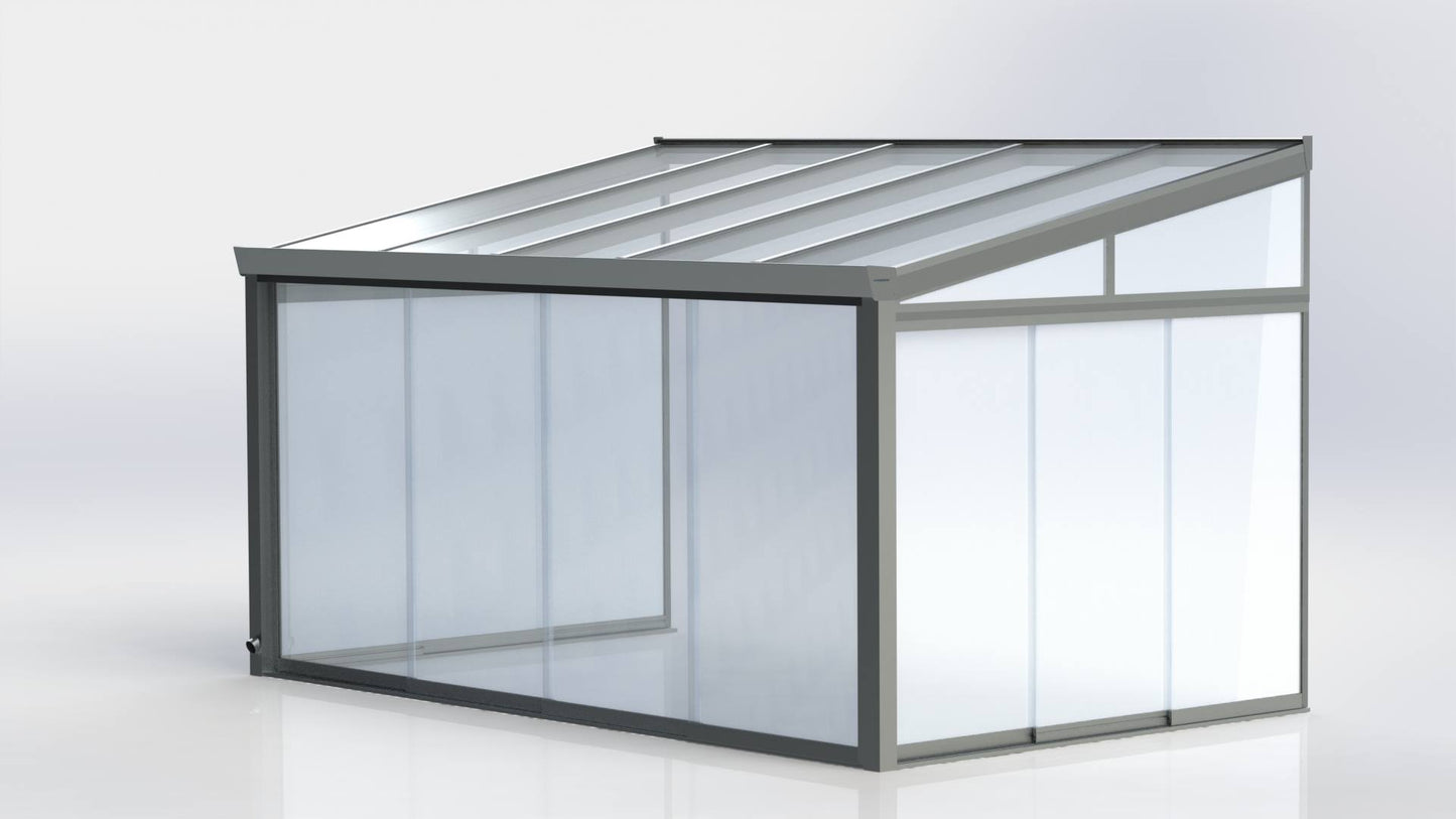 Hagestue i aluminium